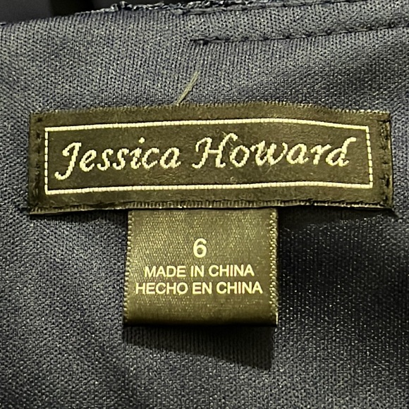 Jessica Howard Ladies Blue Dress Size 6 - Picture 7 of 8